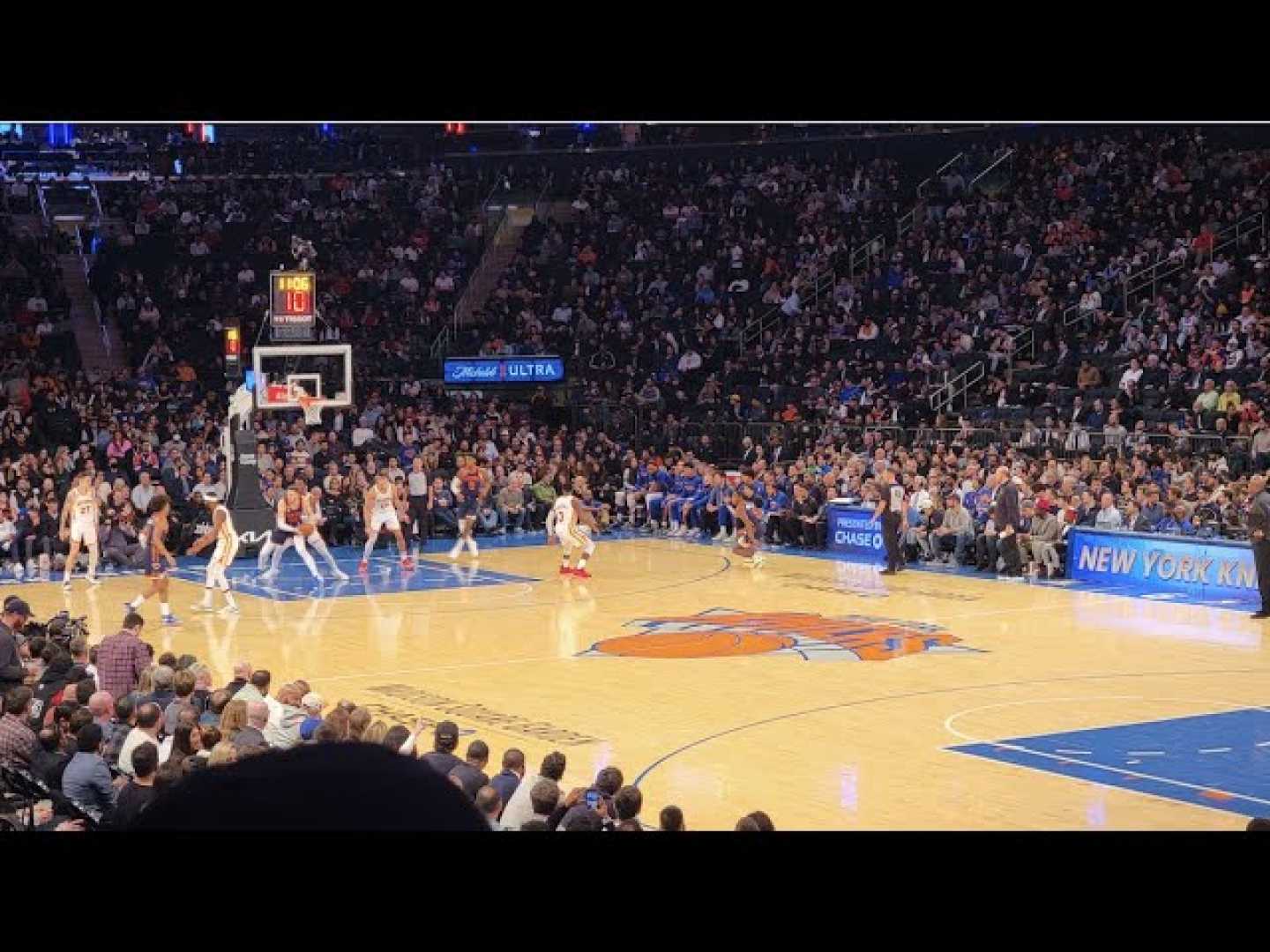 New York Knicks Game At Madison Square Garden