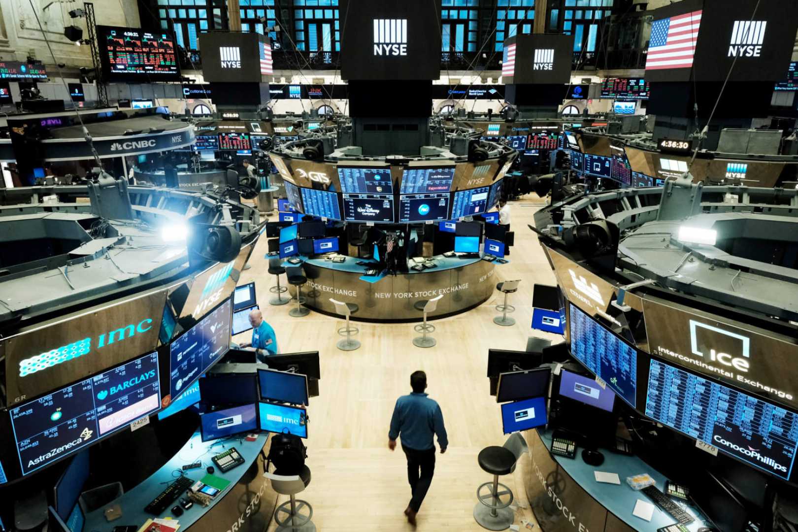 New York Stock Exchange Trading Floor