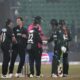 New Zealand Cricket Team Celebrating In Lahore Stadium