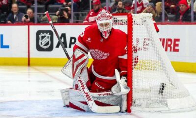 Nhl Goalie Ville Husso In Action