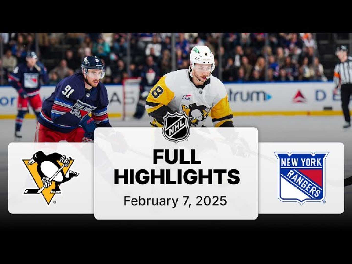 Nhl Rangers Penguins Game February 2025