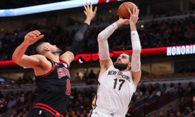 Nikola Vucevic Chicago Bulls Game Action