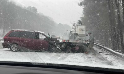 North Carolina Snowstorm Traffic Accidents