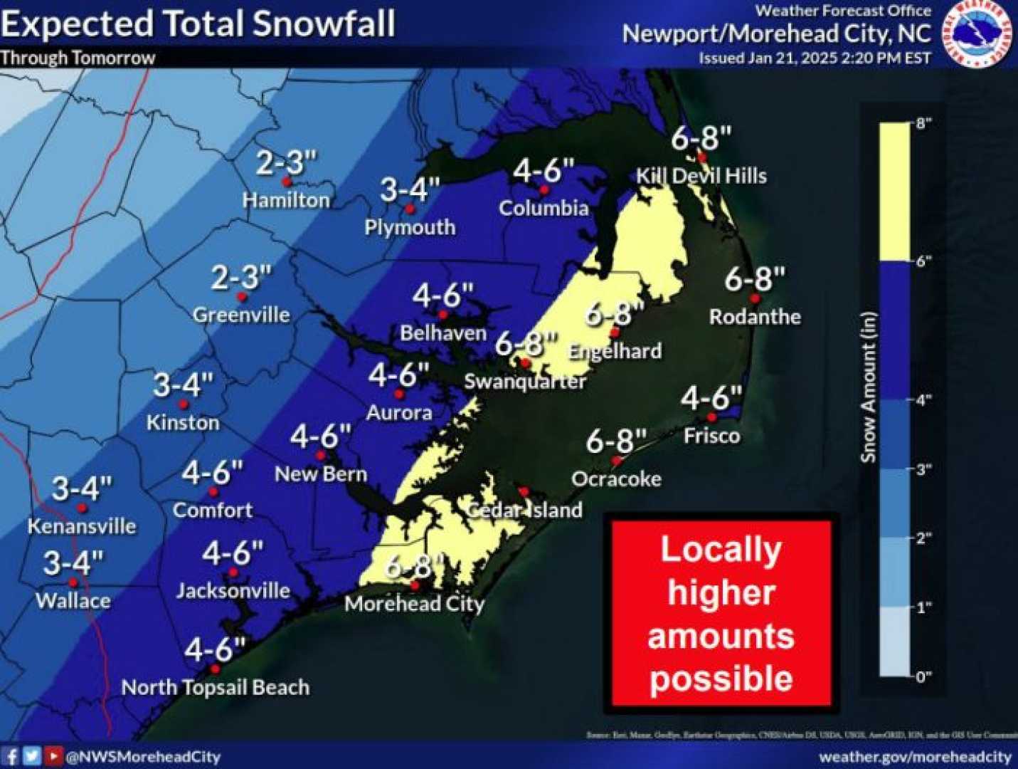 North Carolina Winter Storm Forecast Snow Ice January 2025