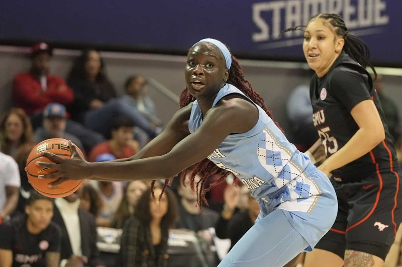 North Carolina Women's Basketball Game Action