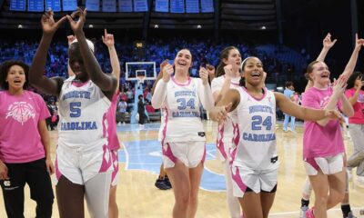 North Carolina Women's Basketball Team Victory