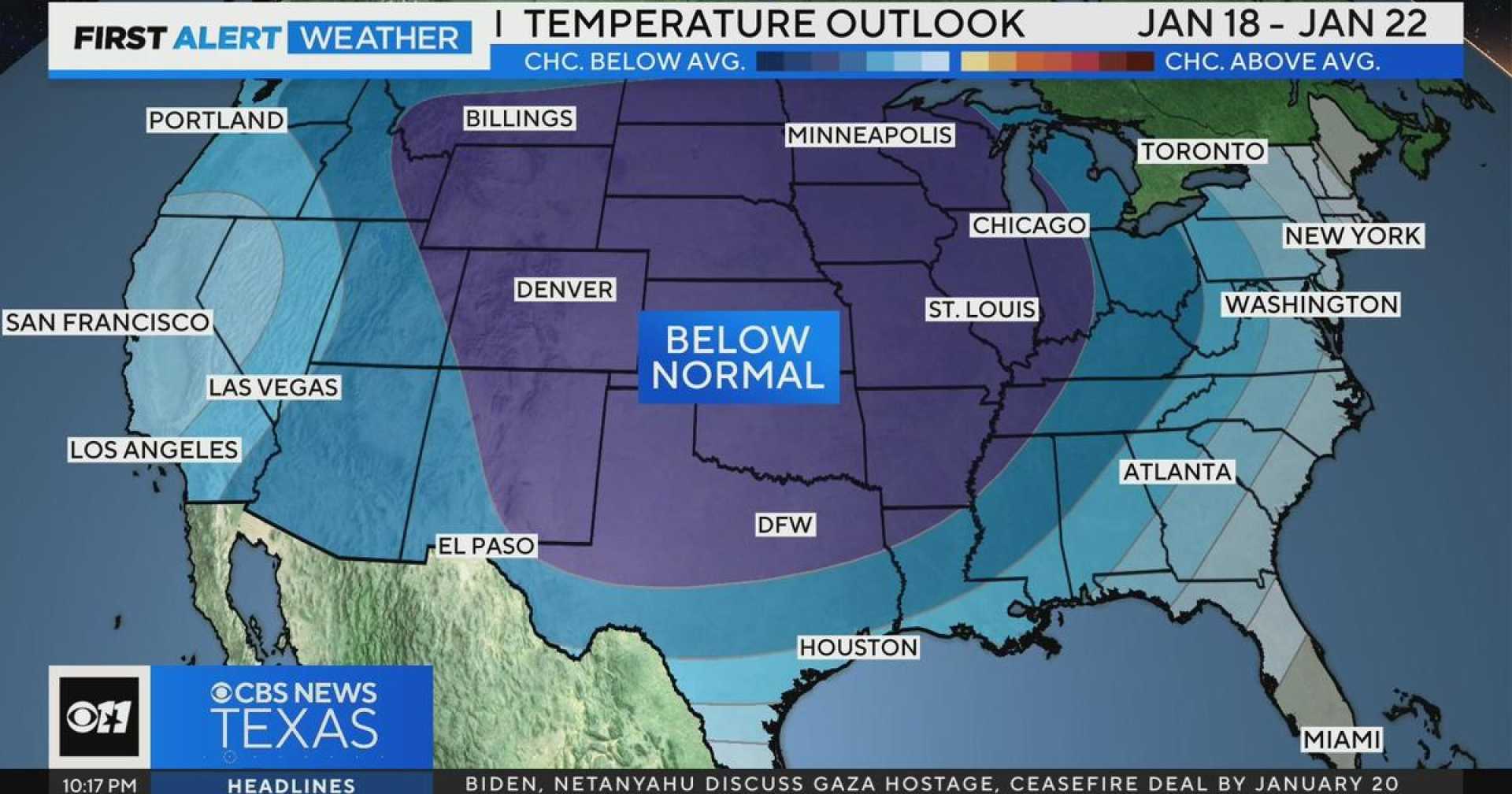 North Texas Weather Cold Front February