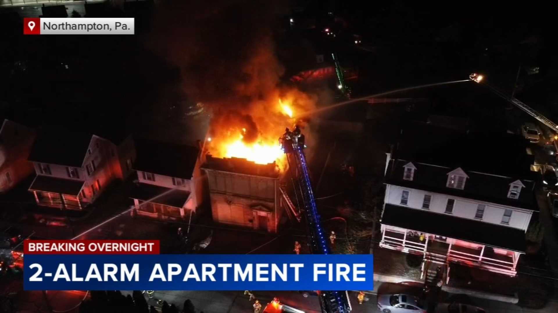 Northampton Pennsylvania Apartment Fire 2025