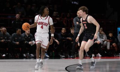 Northeastern University Men's Basketball Game Action