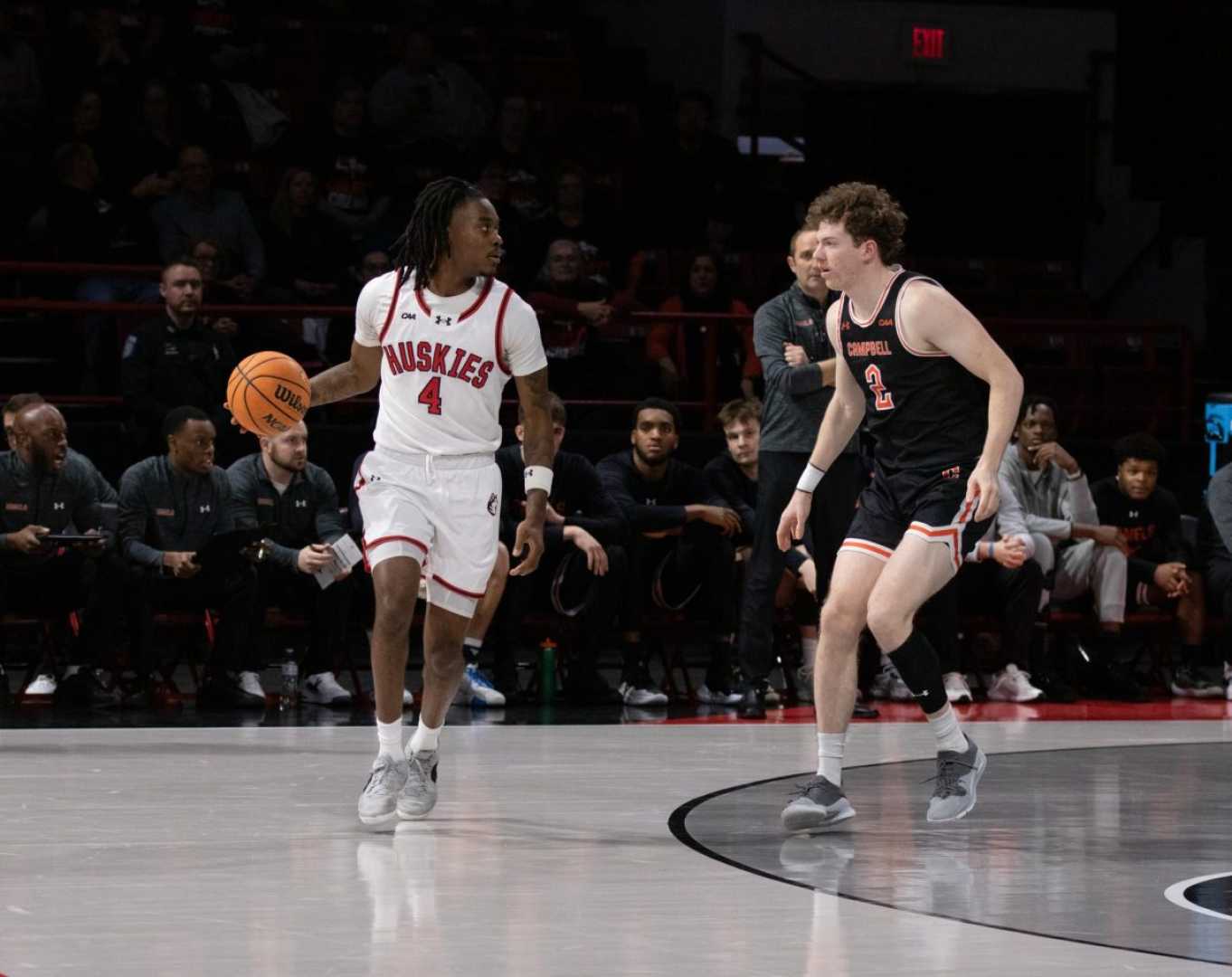 Northeastern University Men's Basketball Game Action