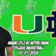 Notre Dame Vs Miami Basketball Game 2025