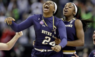 Notre Dame Women's Basketball Legends Arike Ogunbowale Jackie Young