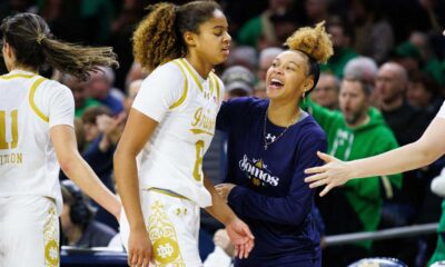 Notre Dame Women's Basketball Team In Action