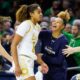 Notre Dame Women's Basketball Team In Action