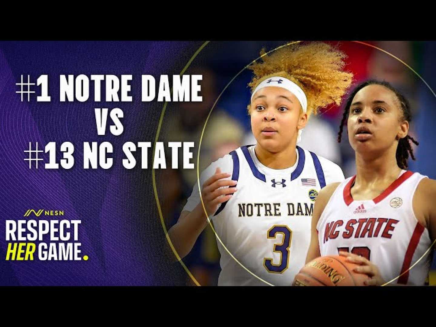 Notre Dame Women's Basketball Team Vs Nc State