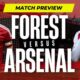 Nottingham Forest Vs Arsenal Football Match