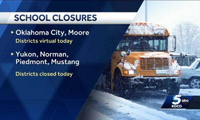 Oklahoma Schools Virtual Learning Winter Weather