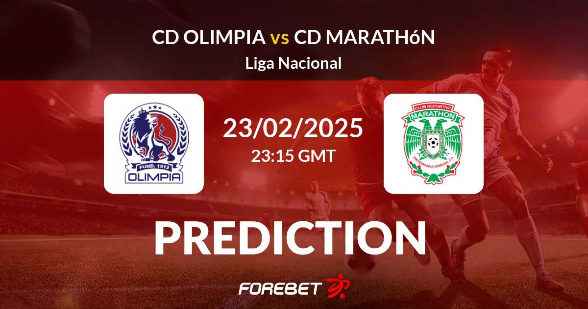 Olimpia Vs Marathón Liga Nacional 2025 Match