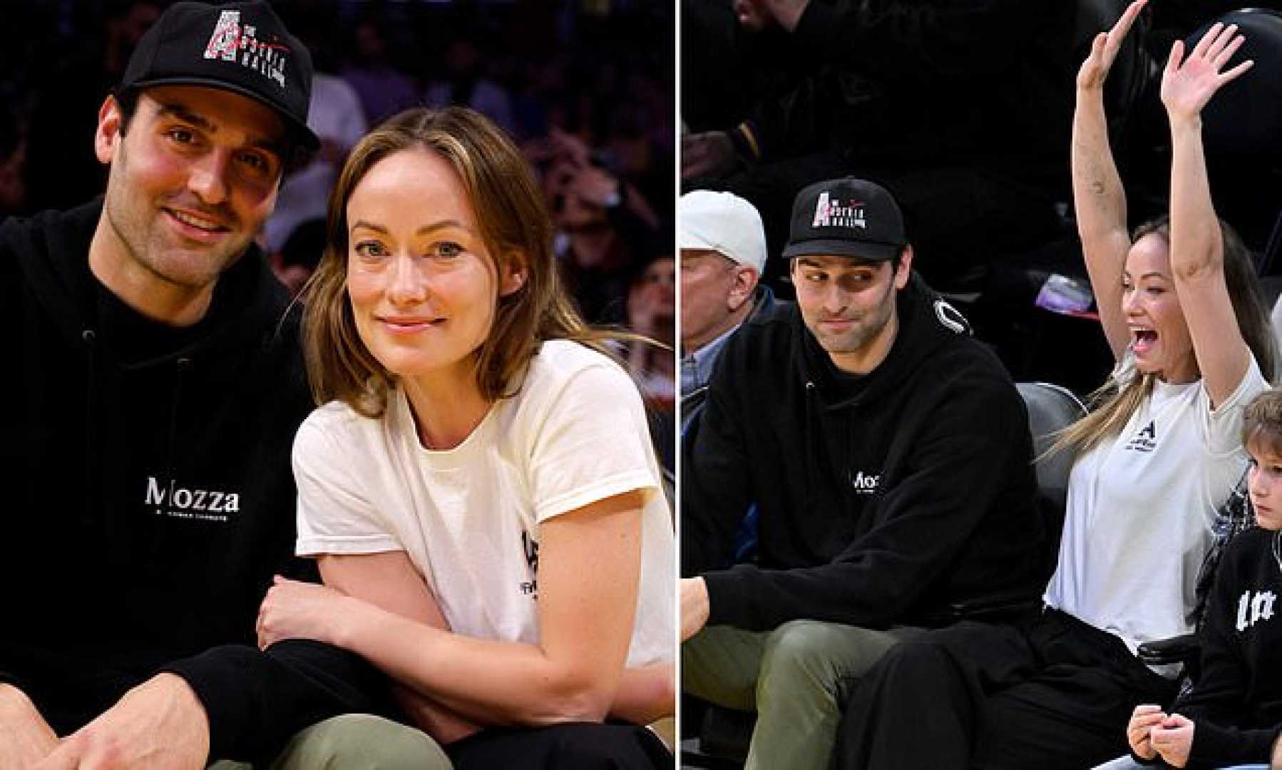 Olivia Wilde Dane Diliegro Basketball Game