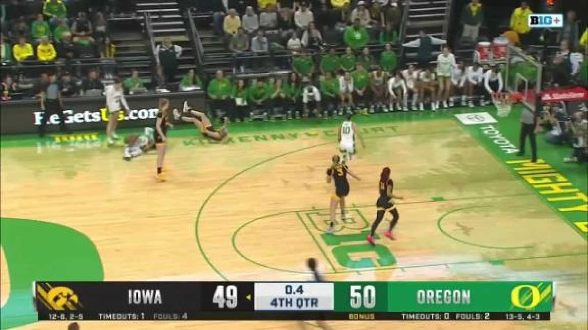 Oregon Ducks Vs Iowa Hawkeyes Basketball Game