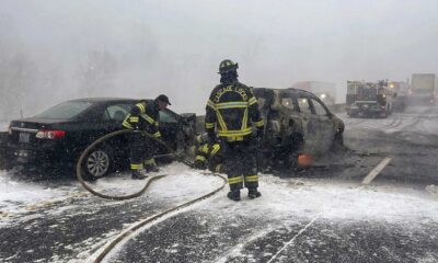 Oregon Interstate Pileup Snowy Conditions