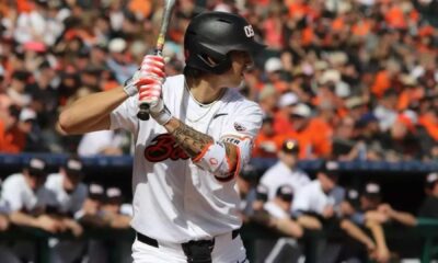 Oregon State Baseball Team In Action