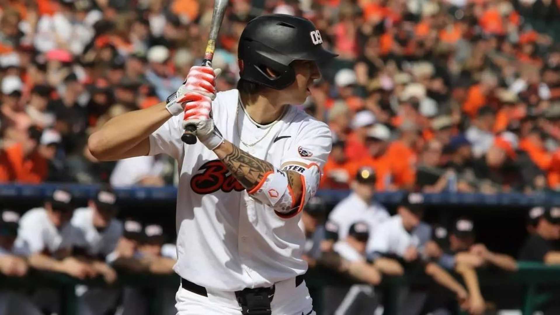 Oregon State Baseball Team In Action