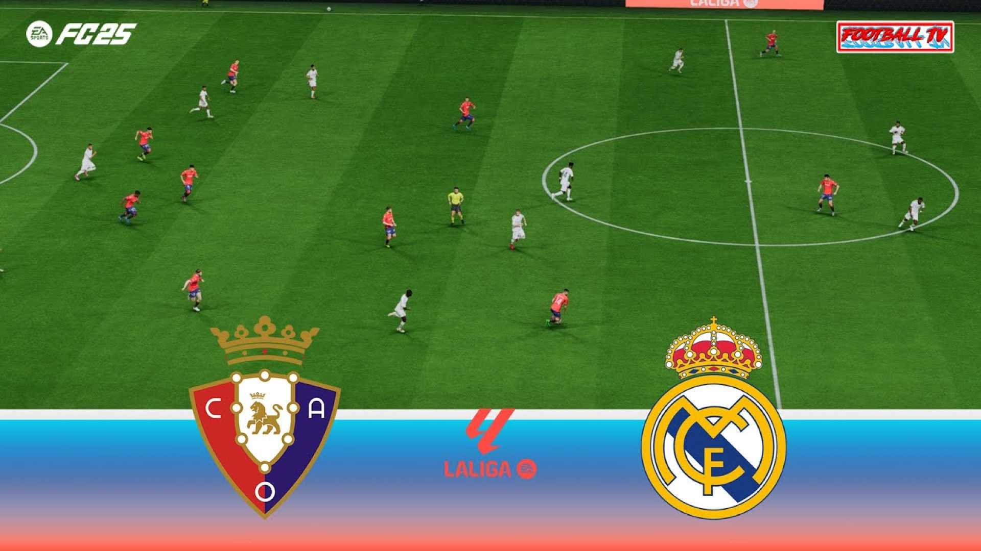 Osasuna Vs Real Madrid La Liga Match