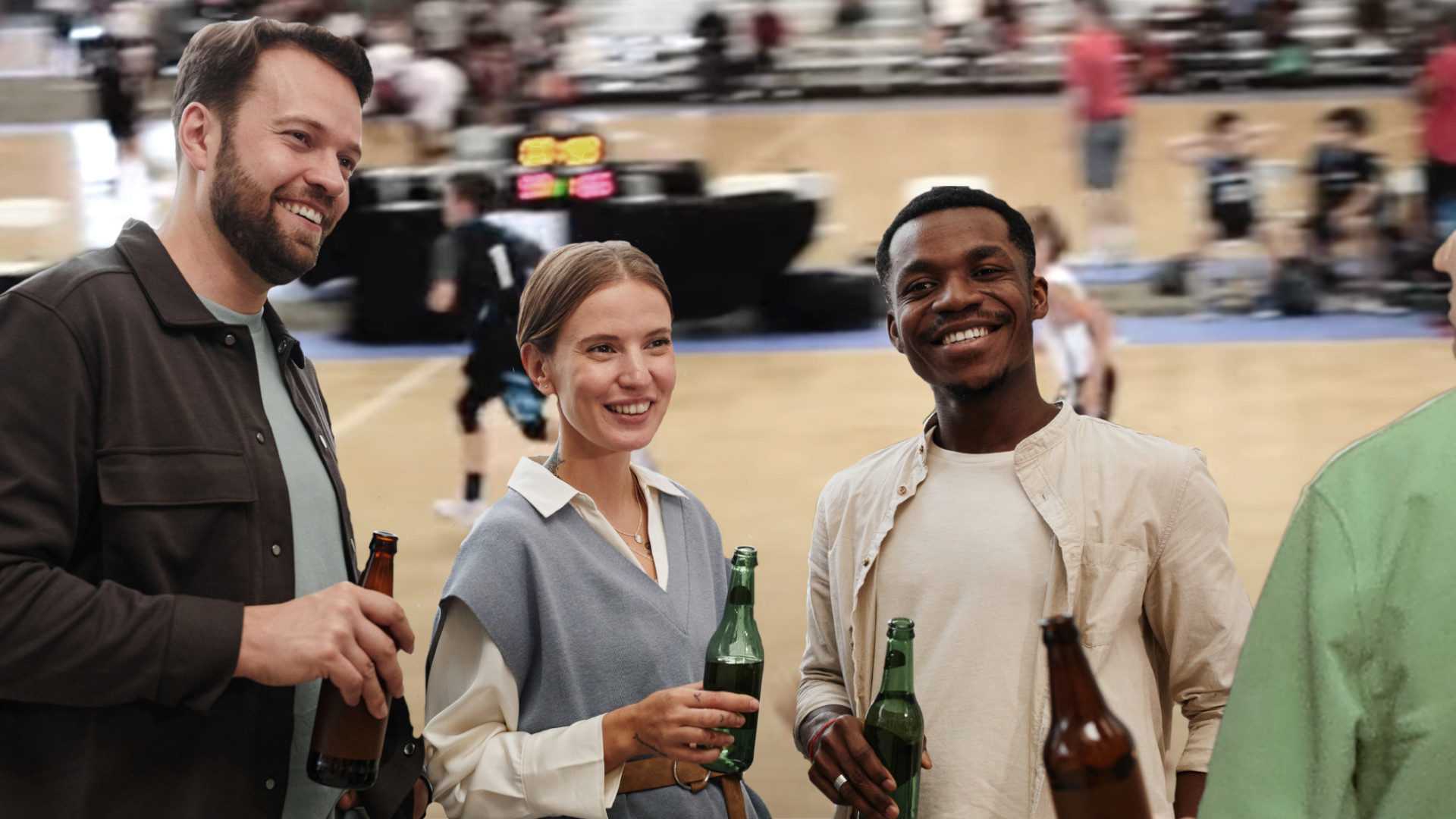 Parents Drinking Beer Youth Sports Events