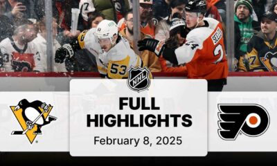 Penguins Flyers Hockey Game February 2025