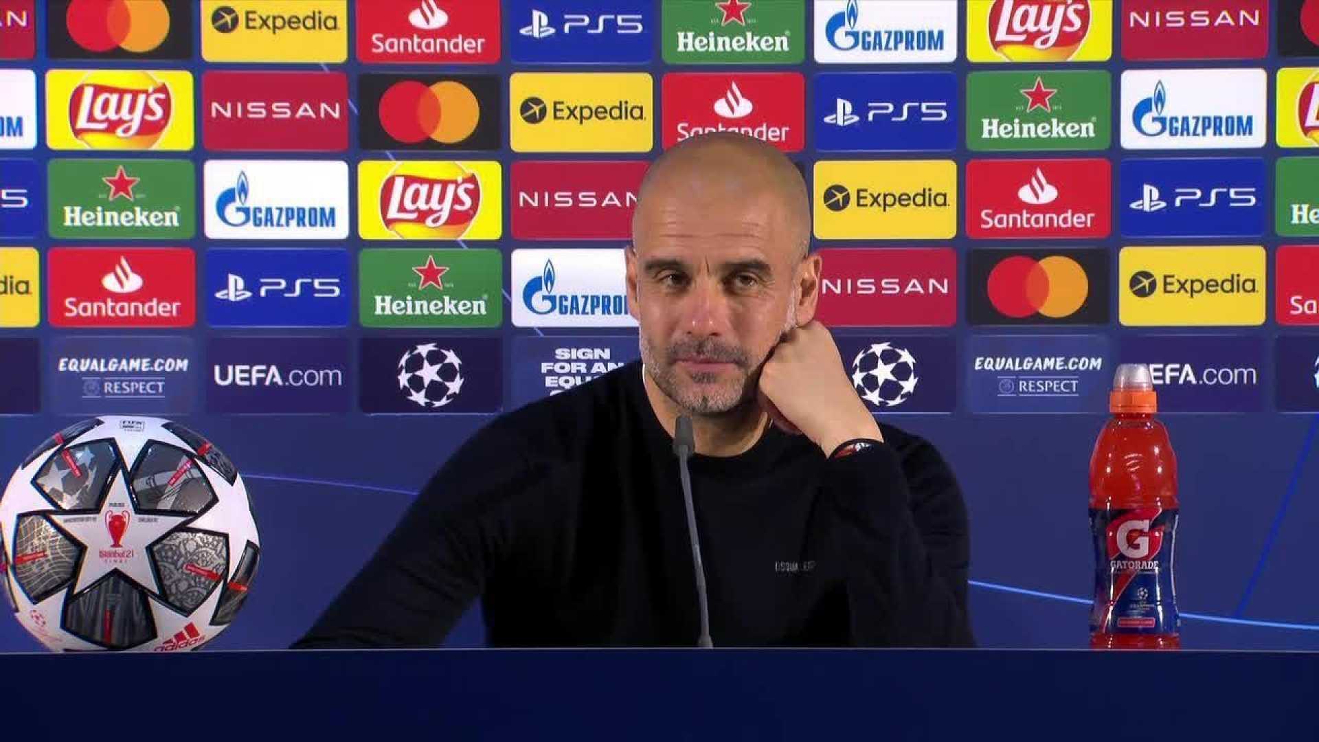 Pep Guardiola Press Conference Champions League