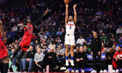 Philadelphia 76ers Quentin Grimes Basketball Action