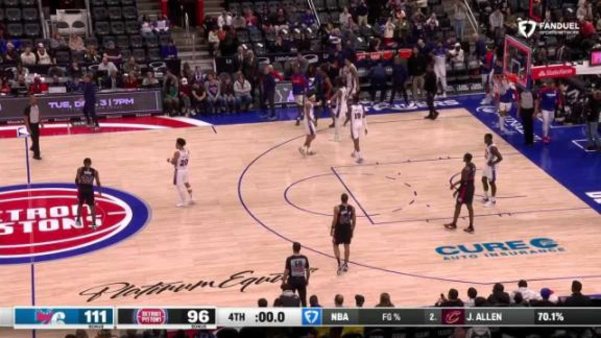 Philadelphia 76ers Vs Detroit Pistons Game Action