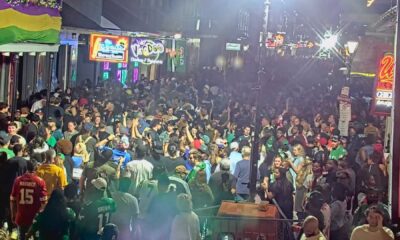 Philadelphia Eagles Fans Bourbon Street Super Bowl Lix