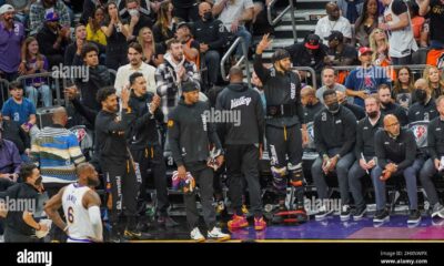 Phoenix Suns Basketball Game Bench