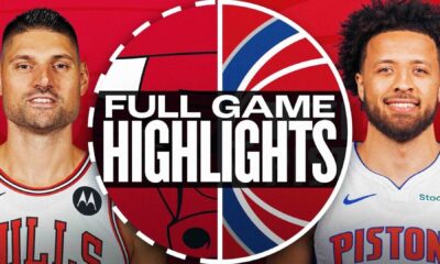 Pistons Vs Bulls Nba Game Highlights