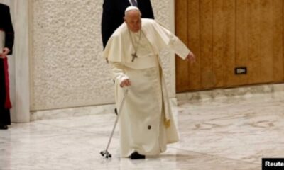 Pope Francis Walking Stick Vatican 2025