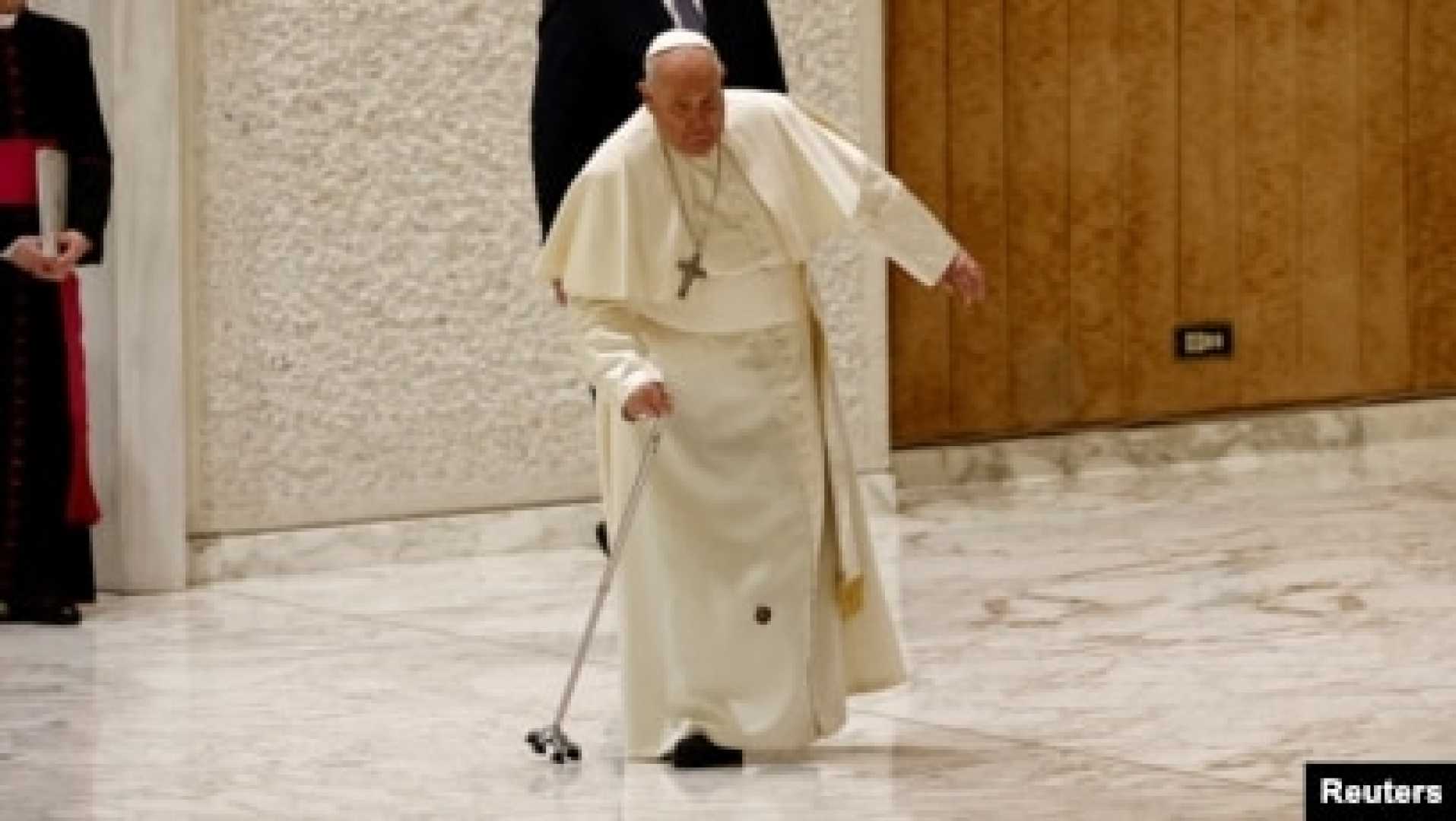 Pope Francis Walking Stick Vatican 2025