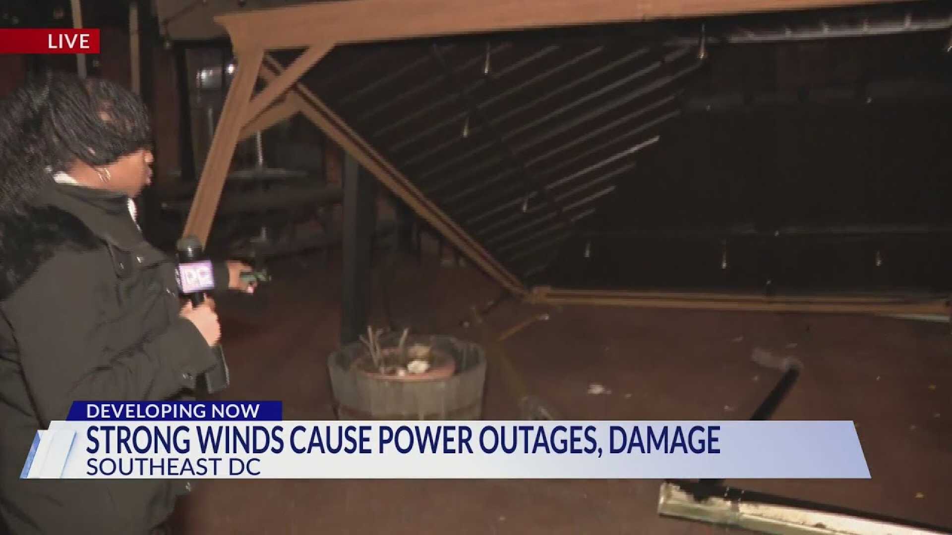 Power Outages D.c. Area Wind Damage