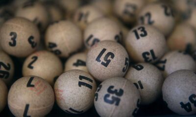 Powerball Lottery Balls Close Up