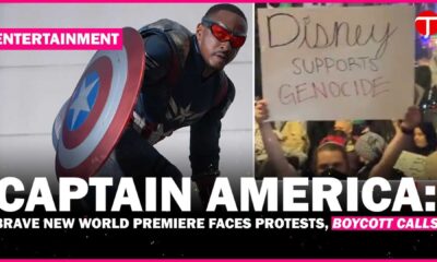 Pro Palestinian Protest Hollywood Premiere Captain America