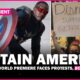 Pro Palestinian Protest Hollywood Premiere Captain America