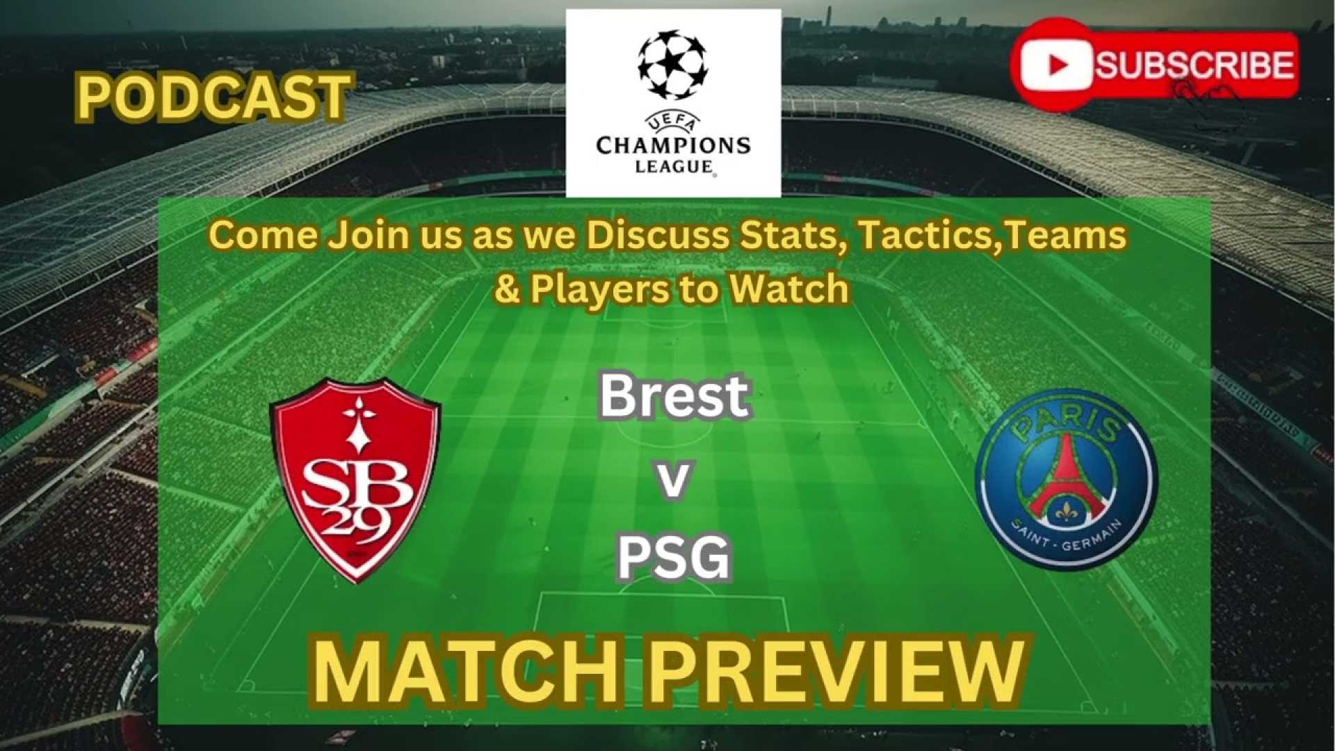 Psg Vs Brest Champions League Match Preview