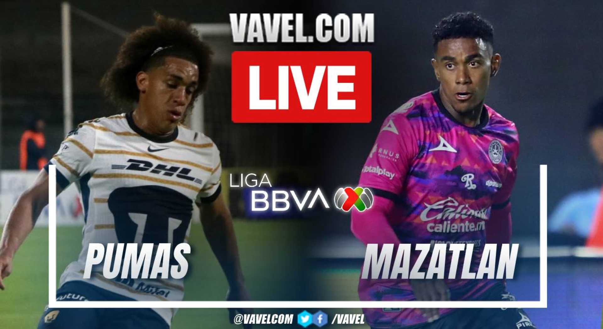 Pumas Mazatlán Match Highlights Liga Mx