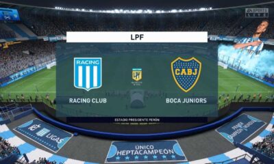 Racing Club Vs Boca Juniors Match At Estadio Presidente Perón