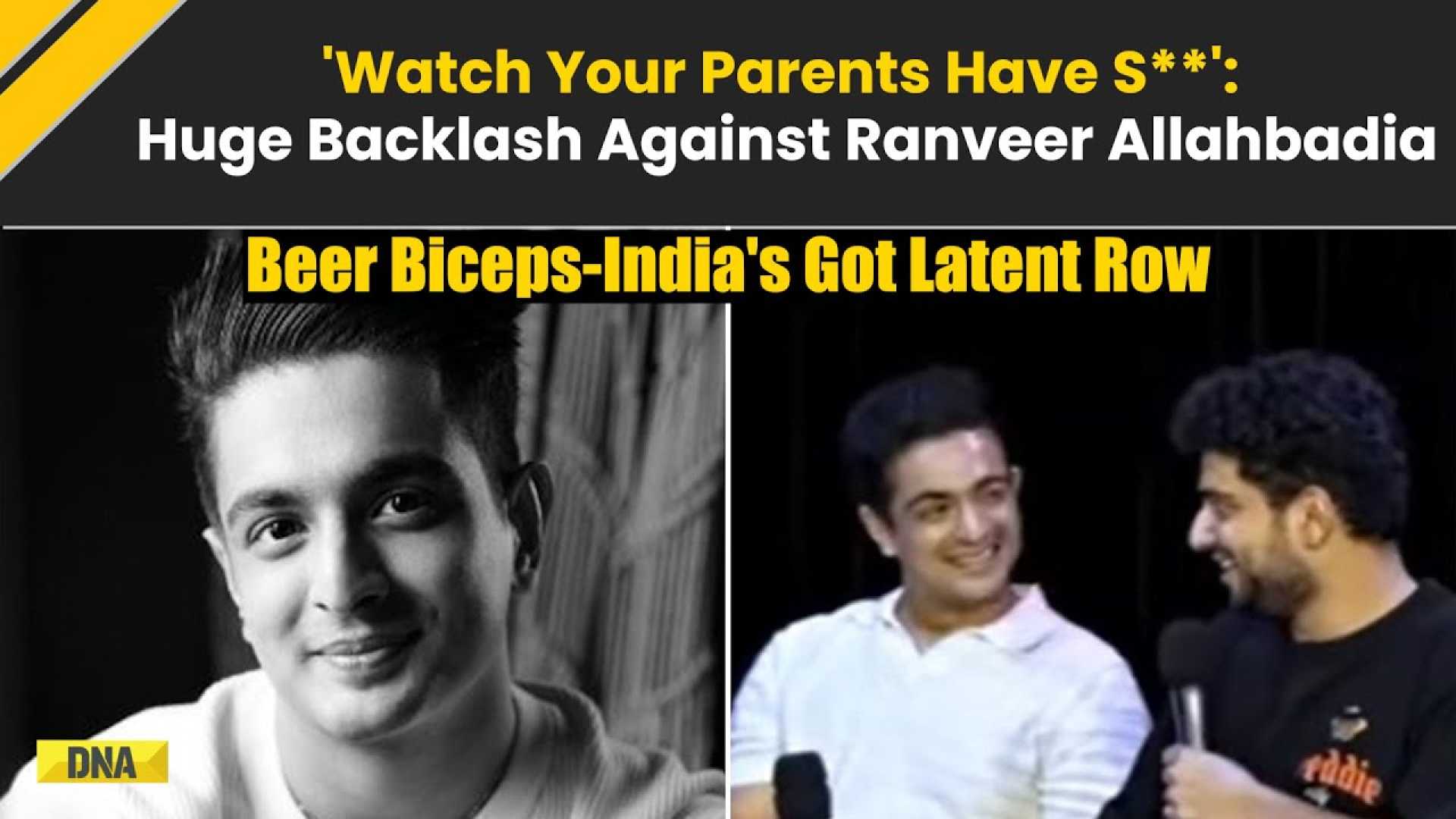 Ranveer Allahbadia India's Got Latent Controversy