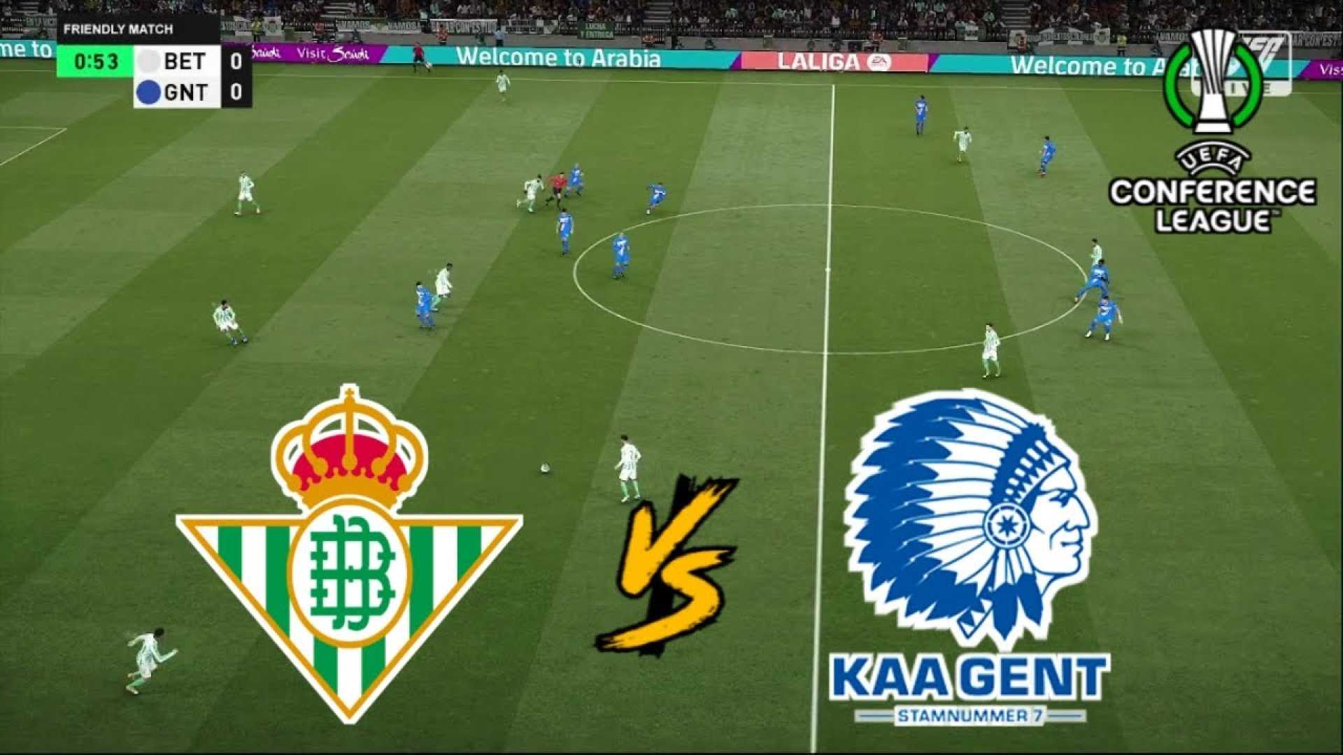 Real Betis Gent Conference League Football Match