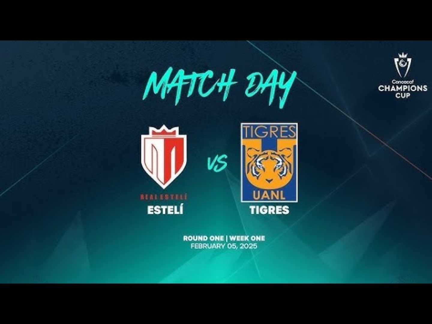 Real Estelí Vs Tigres Uanl Concacaf Champions Cup