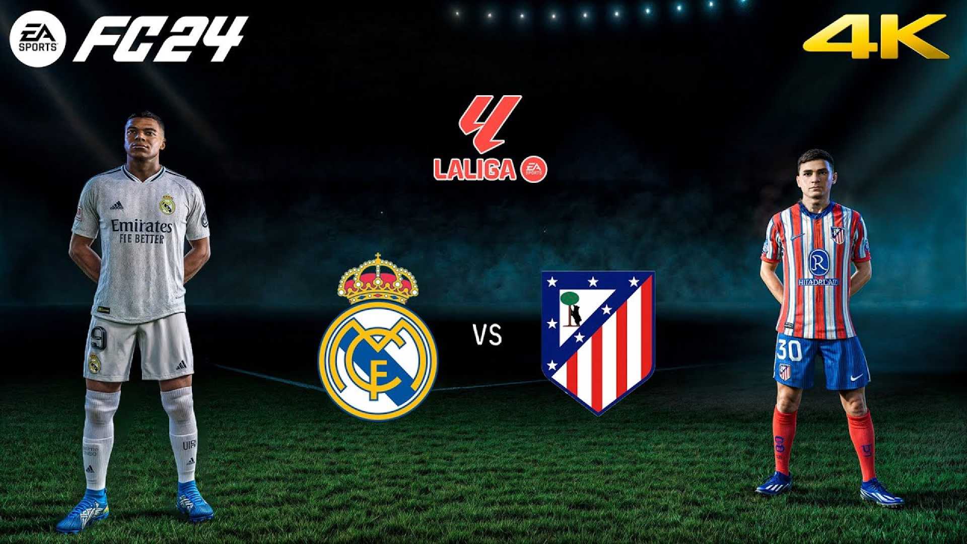 Real Madrid Vs Atletico Madrid Soccer Match