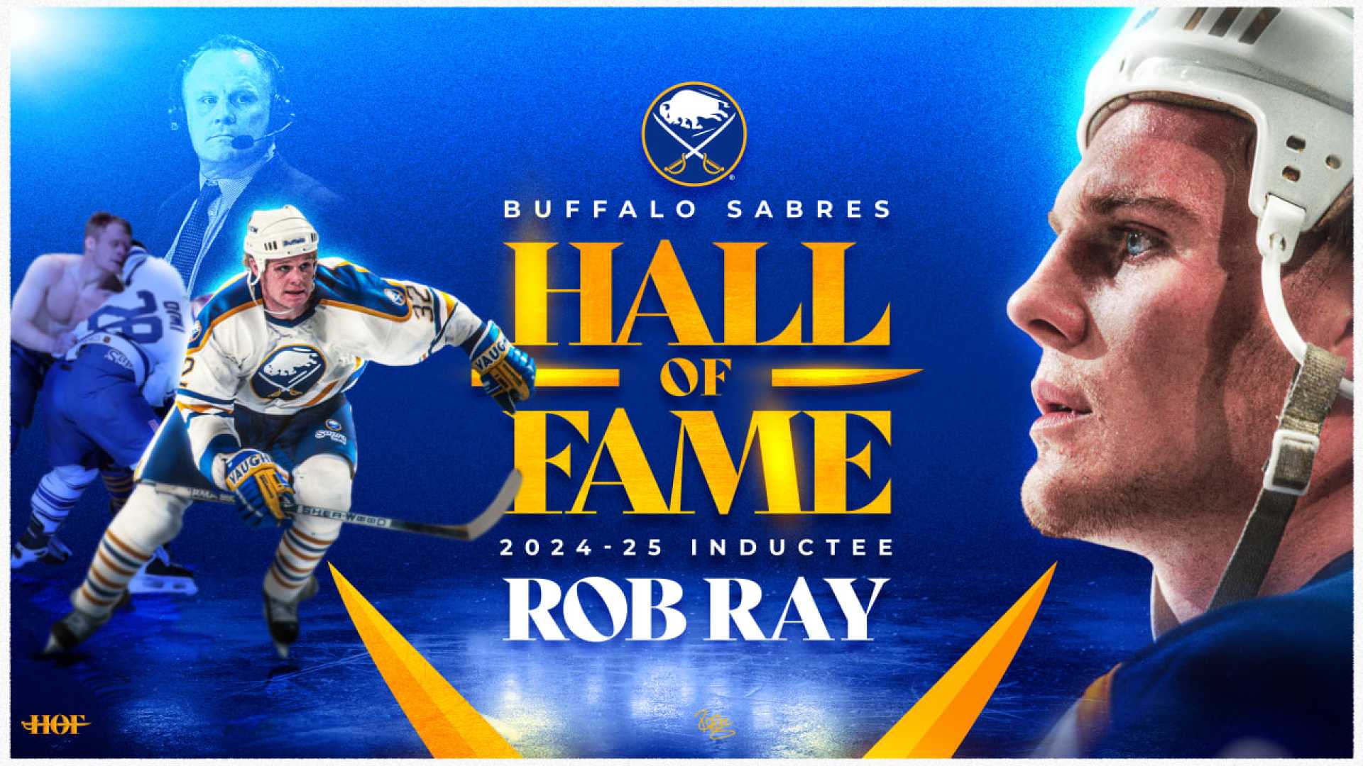 Rob Ray Buffalo Sabres Hall Of Fame Induction Ceremony